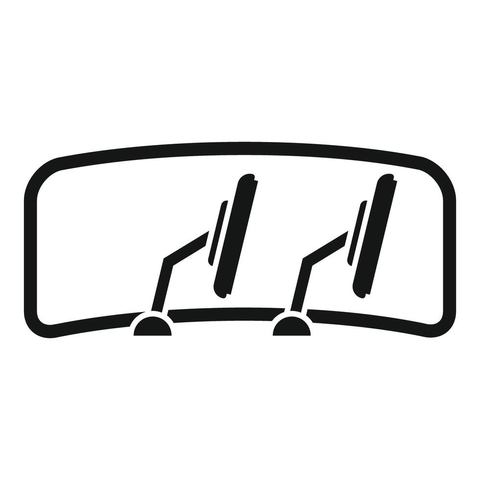 Black and white icon representing a car's dashboard speedometer vector