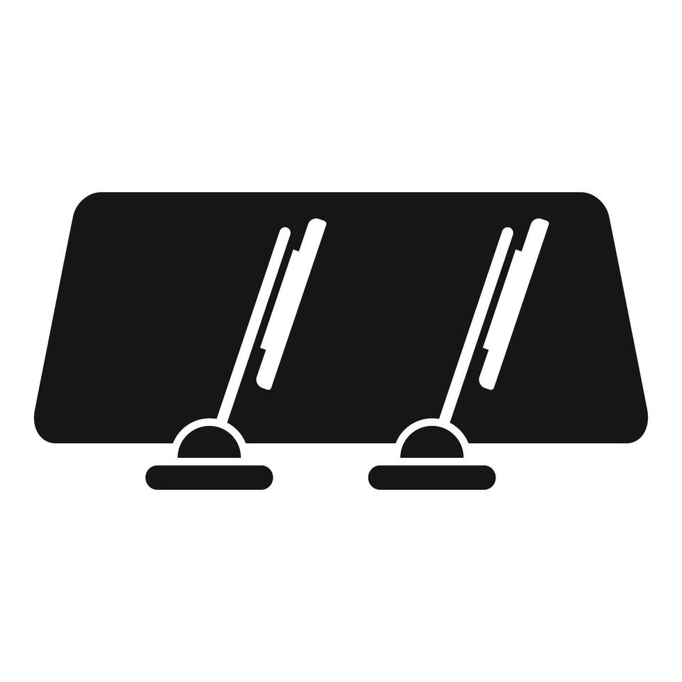 Black silhouette of percussion synthesizer pads icon vector