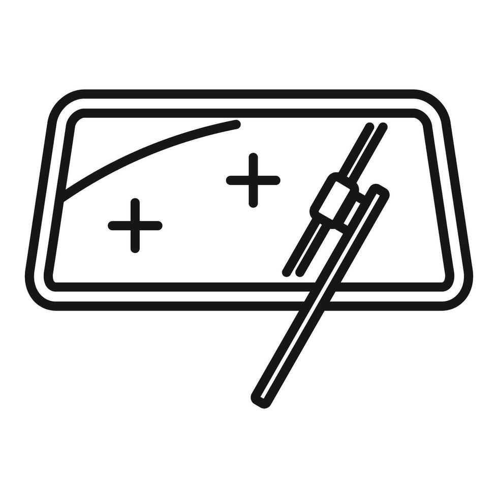 Icon of sushi platter with chopsticks vector