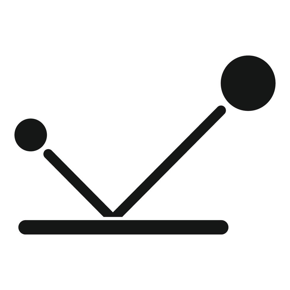 Black and white illustration of a balanced scale, symbolizing equality and justice vector