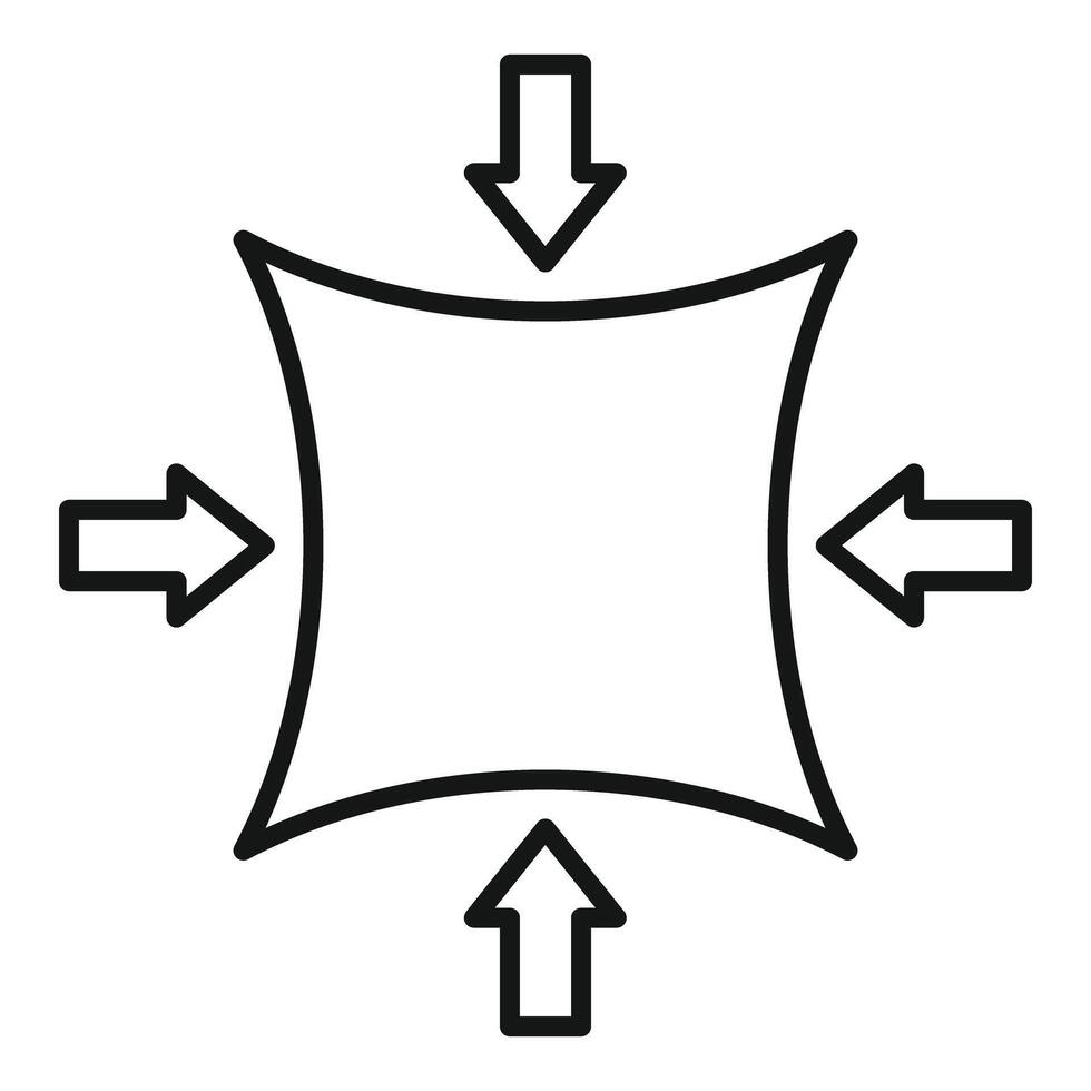 Expand symbol line icon design vector
