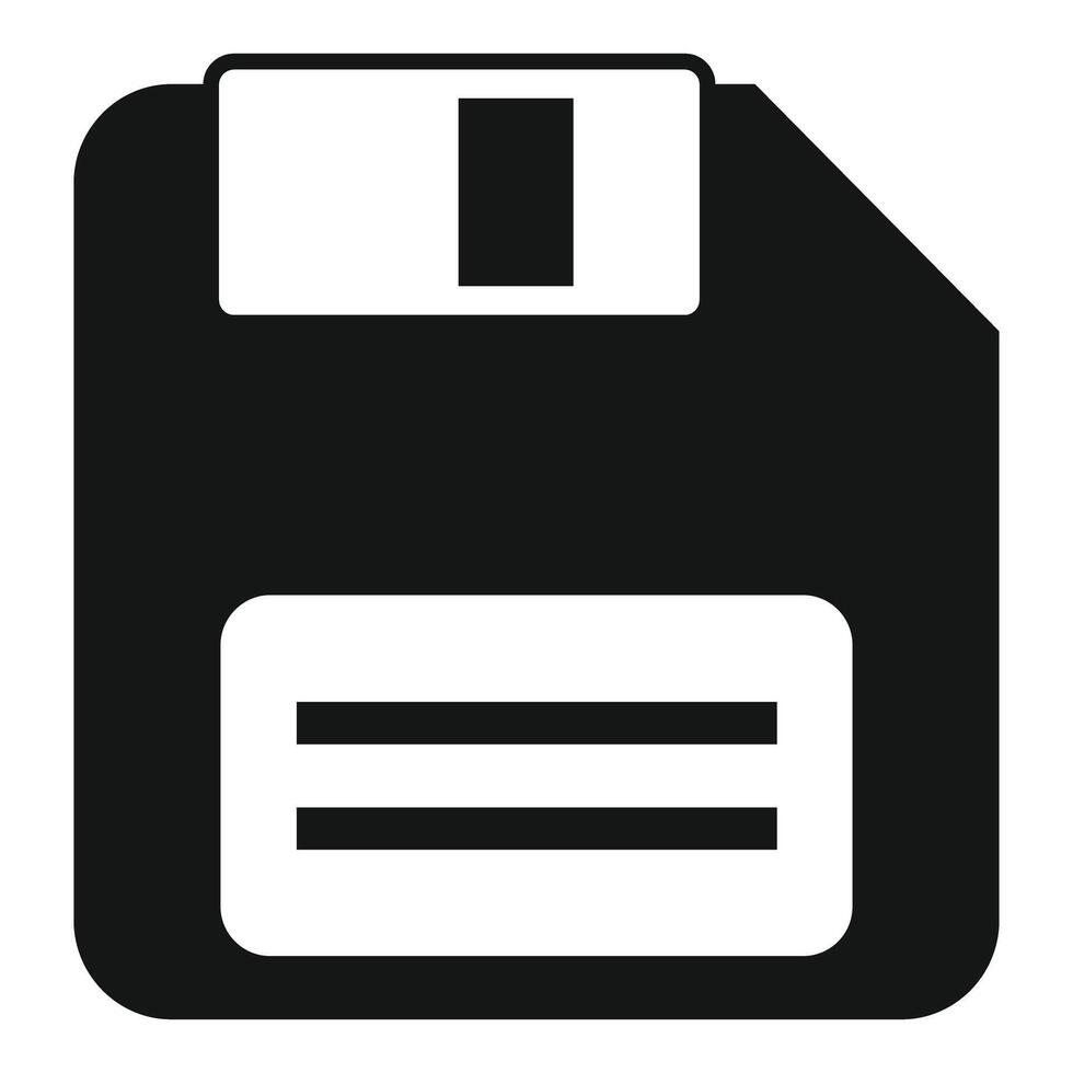 illustration of floppy disk icon vector