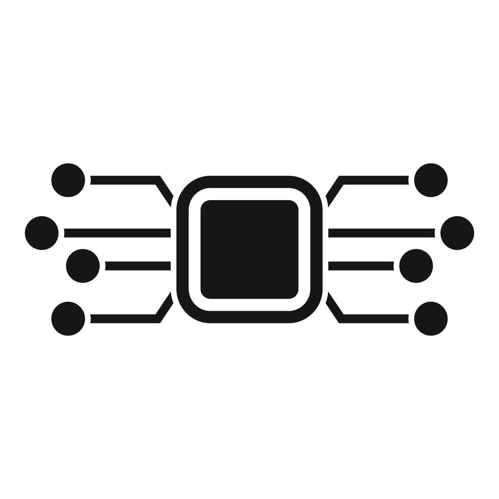 Abstract digital bridge logo design vector