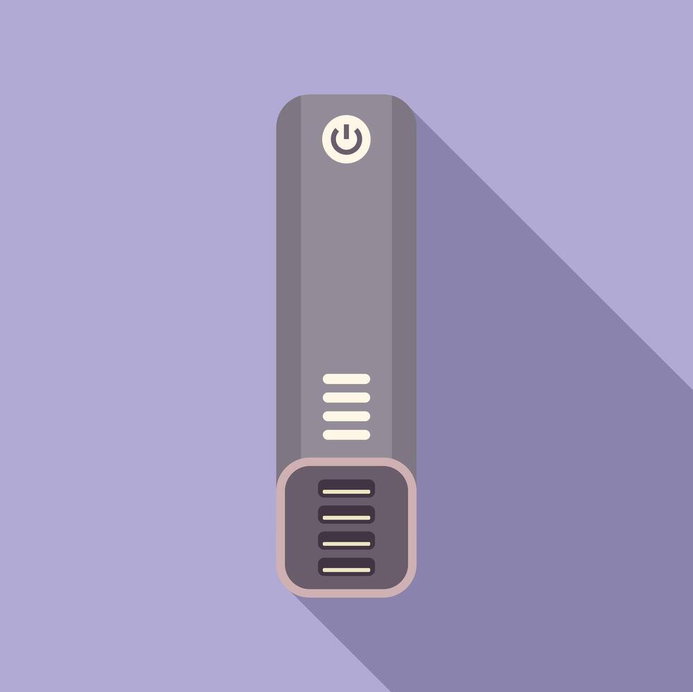Modern digital power button icon illustration vector