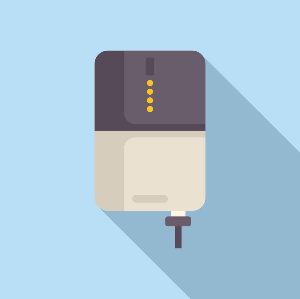 Flat design home water heater illustration vector