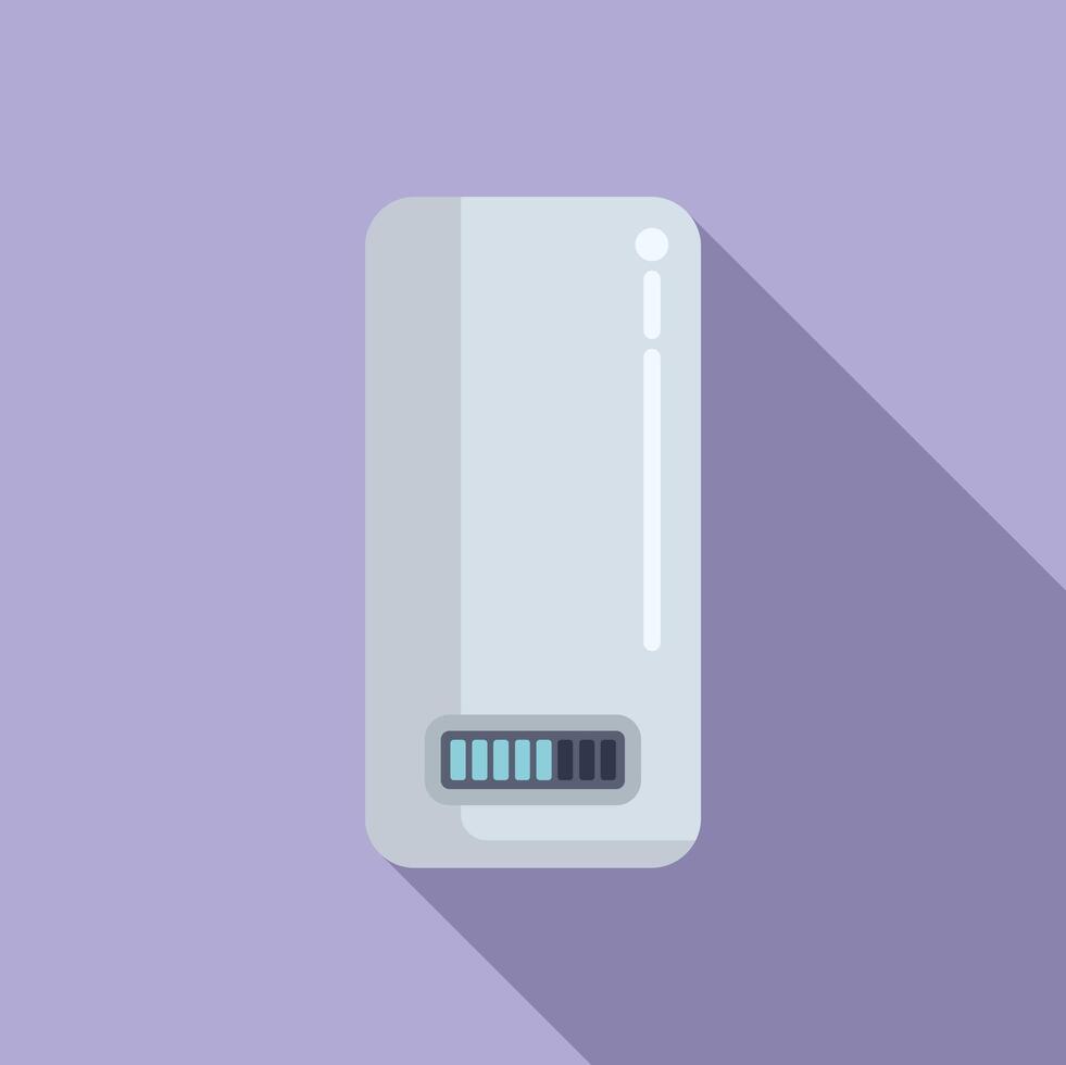 Flat illustration of a smartphone battery icon vector
