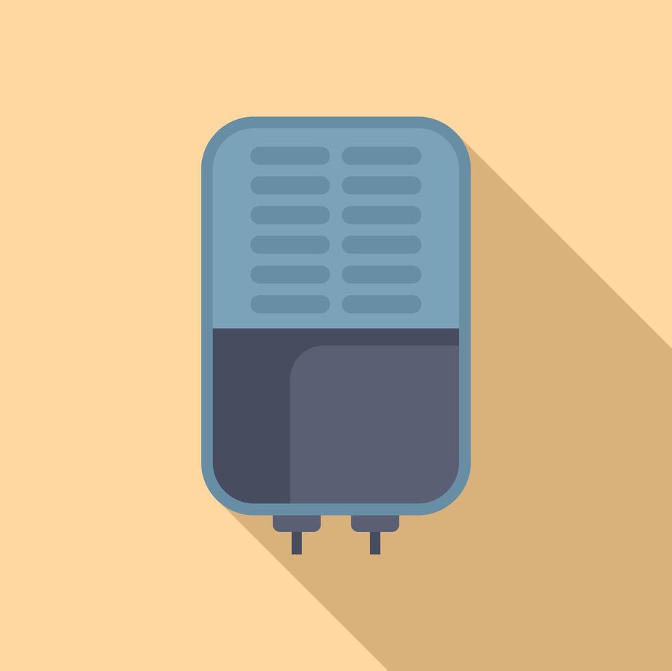 Modern dehumidifier icon on warm background vector