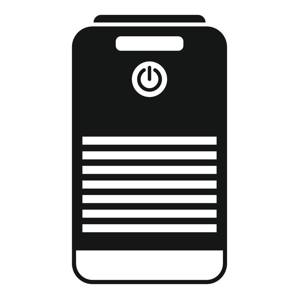 icon of a computer tower power button 46040751 Vector Art at Vecteezy