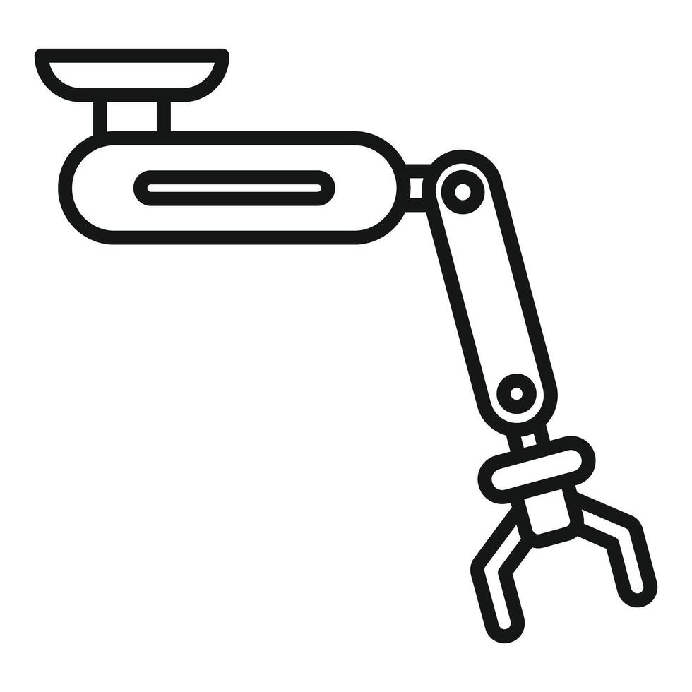 illustration of a robotic arm vector