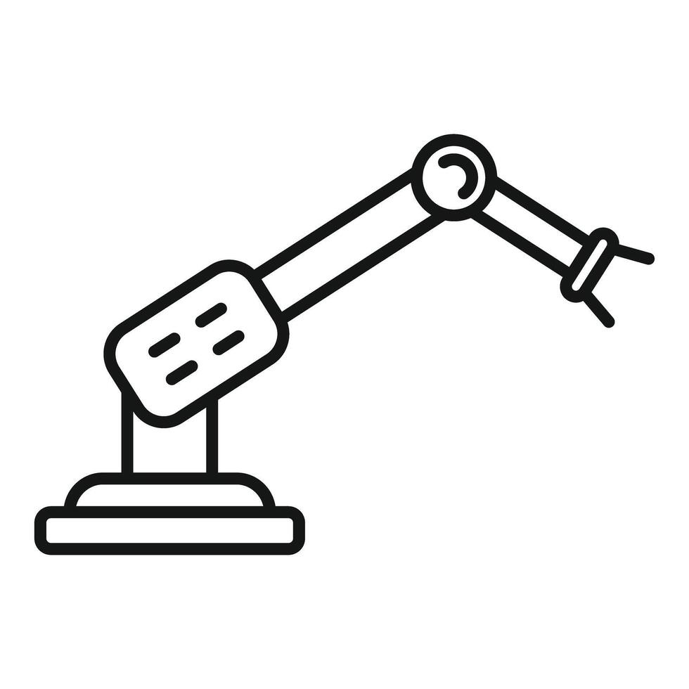 Outline of a desk microphone vector