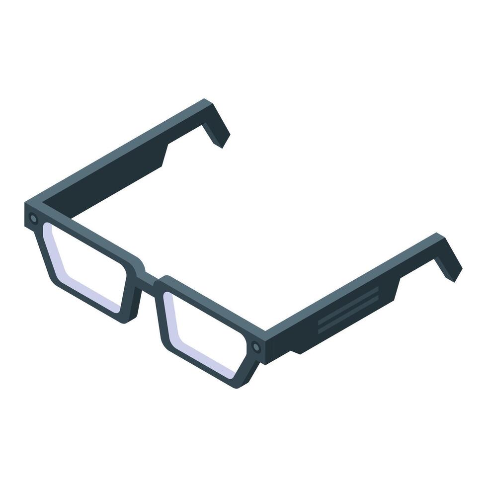 Isometric illustration of eyeglasses vector