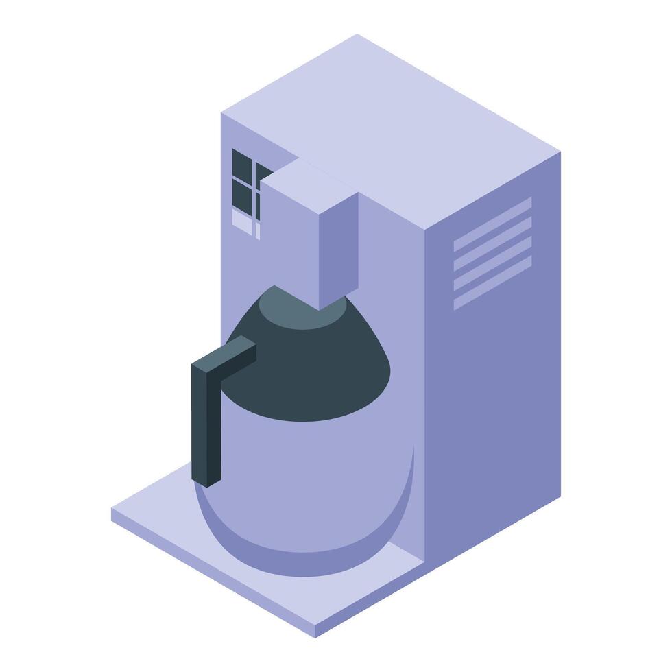 3d isometric illustration of a traditional water well with a bucket vector