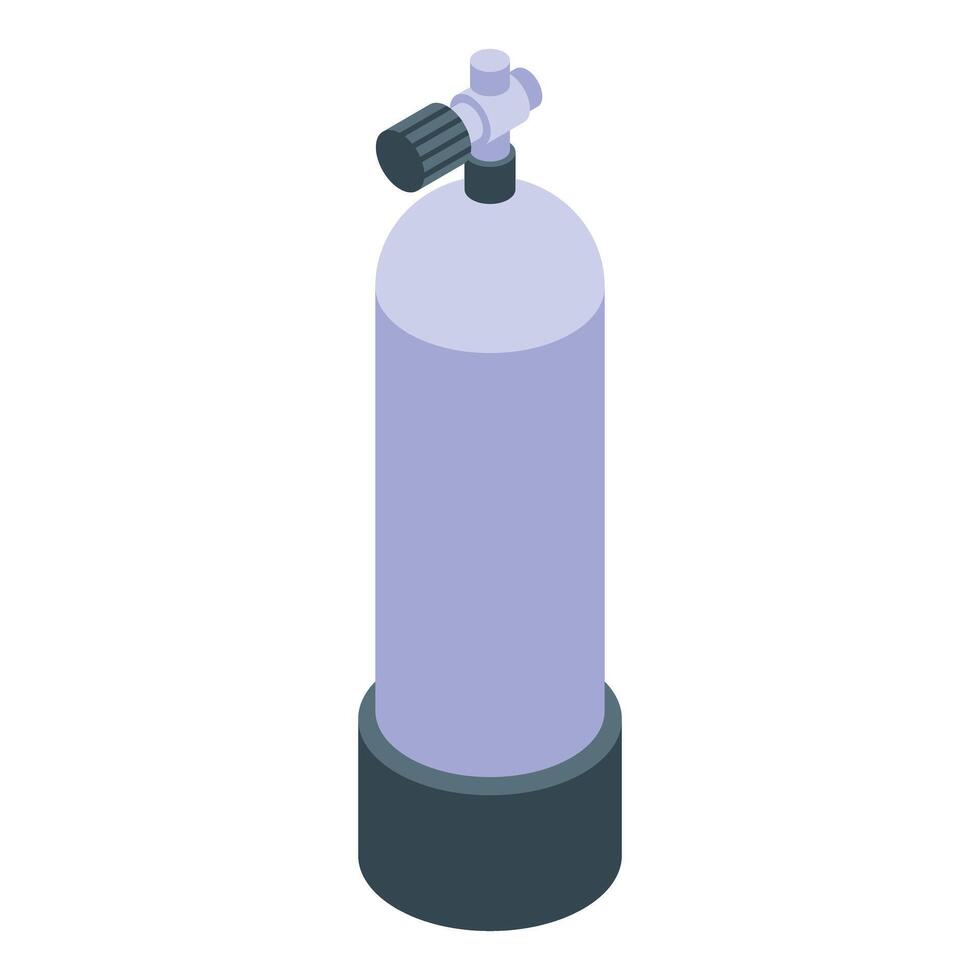 3d render of a purple water bottle in isometric view vector