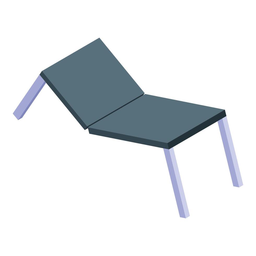 Modern minimalist lounge chair illustration vector