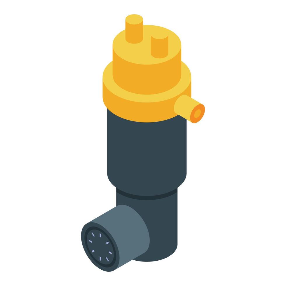 Isometric car ignition coil illustration vector