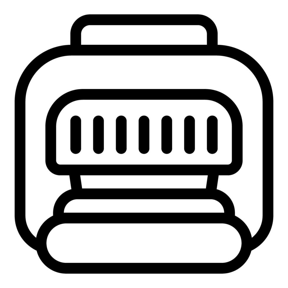 Black and white line art illustration of a classic camera lens, ideal for design elements vector