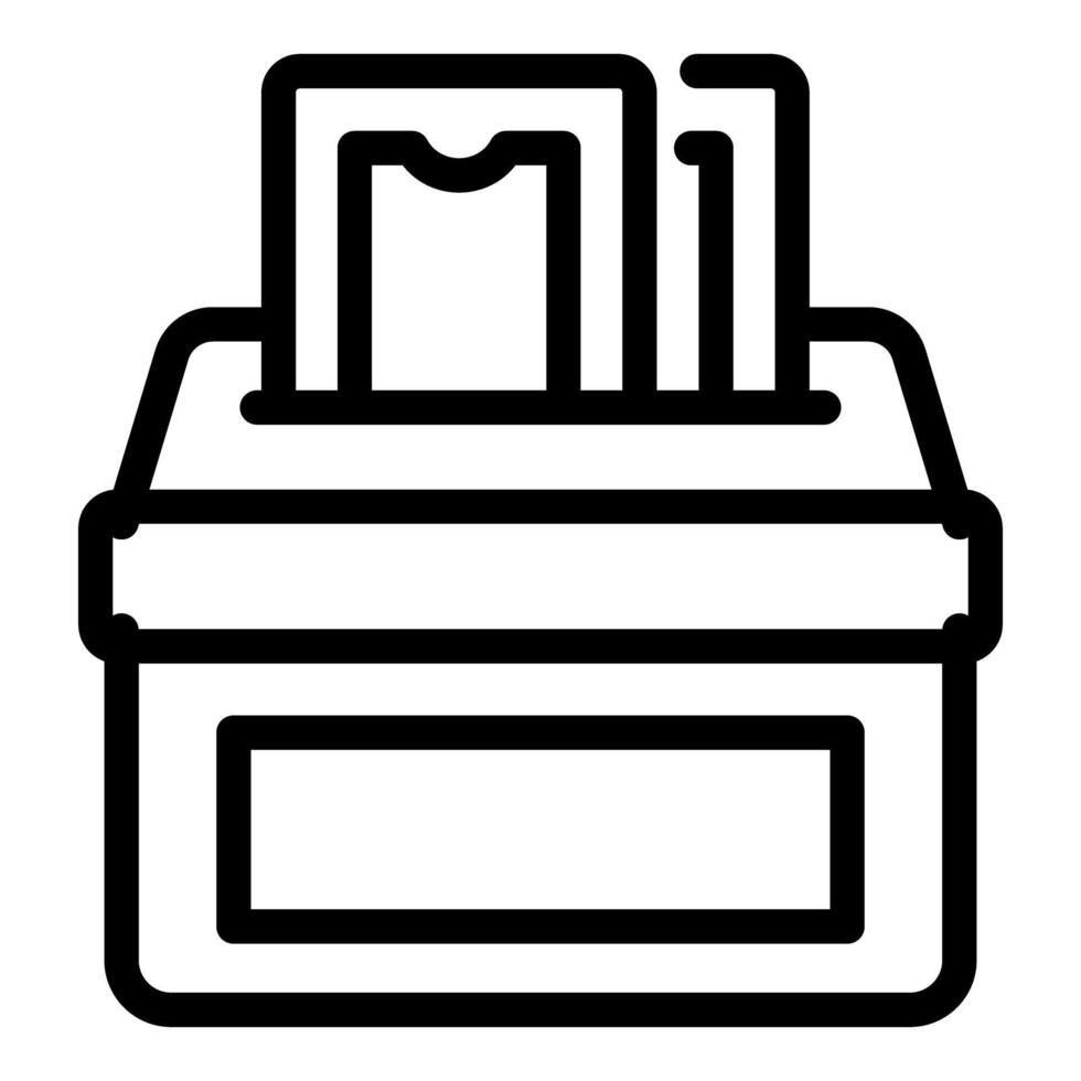icon of file cabinet vector