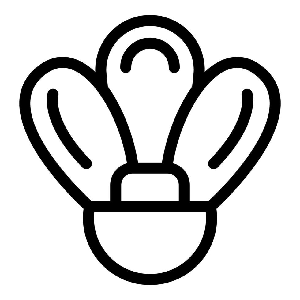 Black and white clamshell lightbulb icon vector