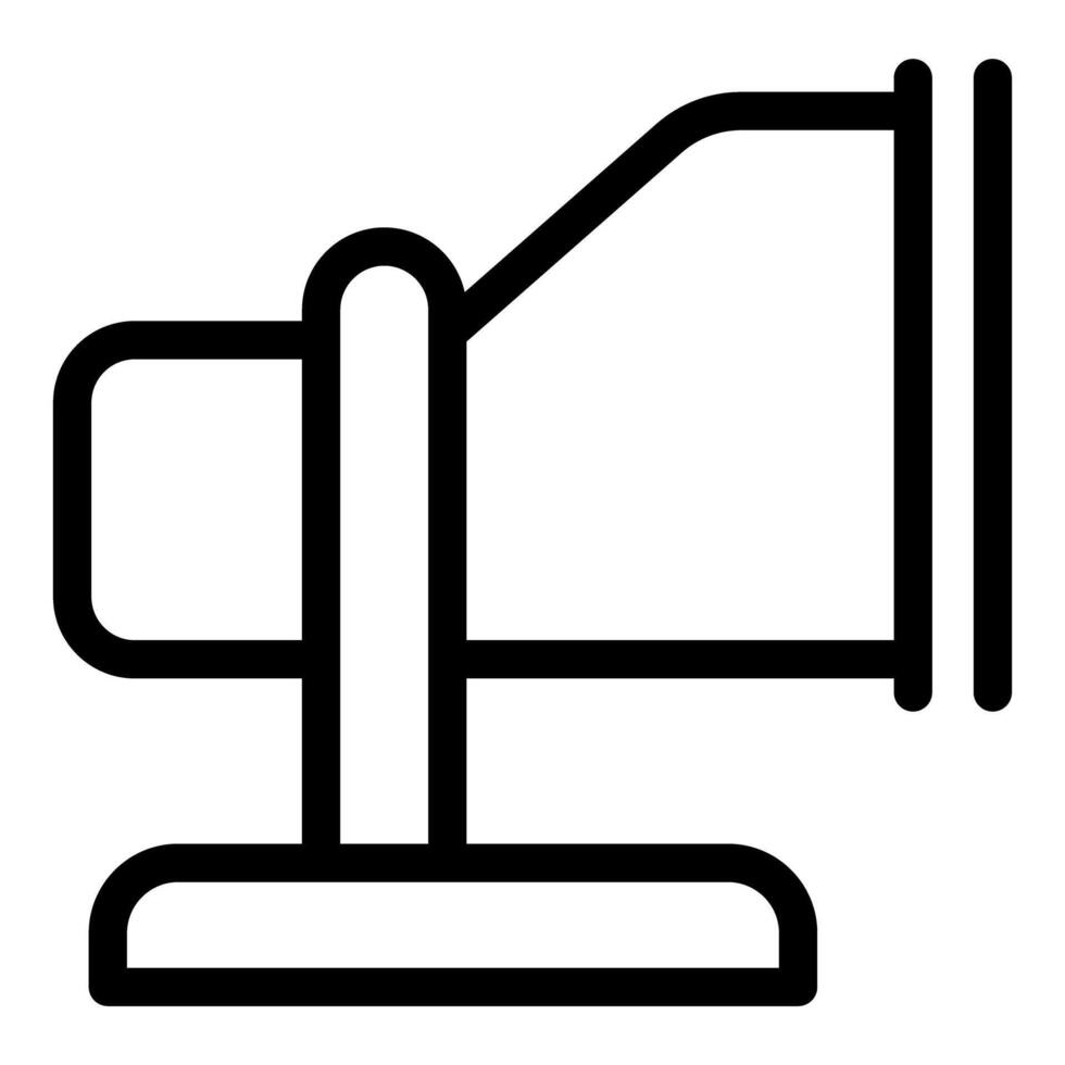 Black silhouette of a megaphone icon vector
