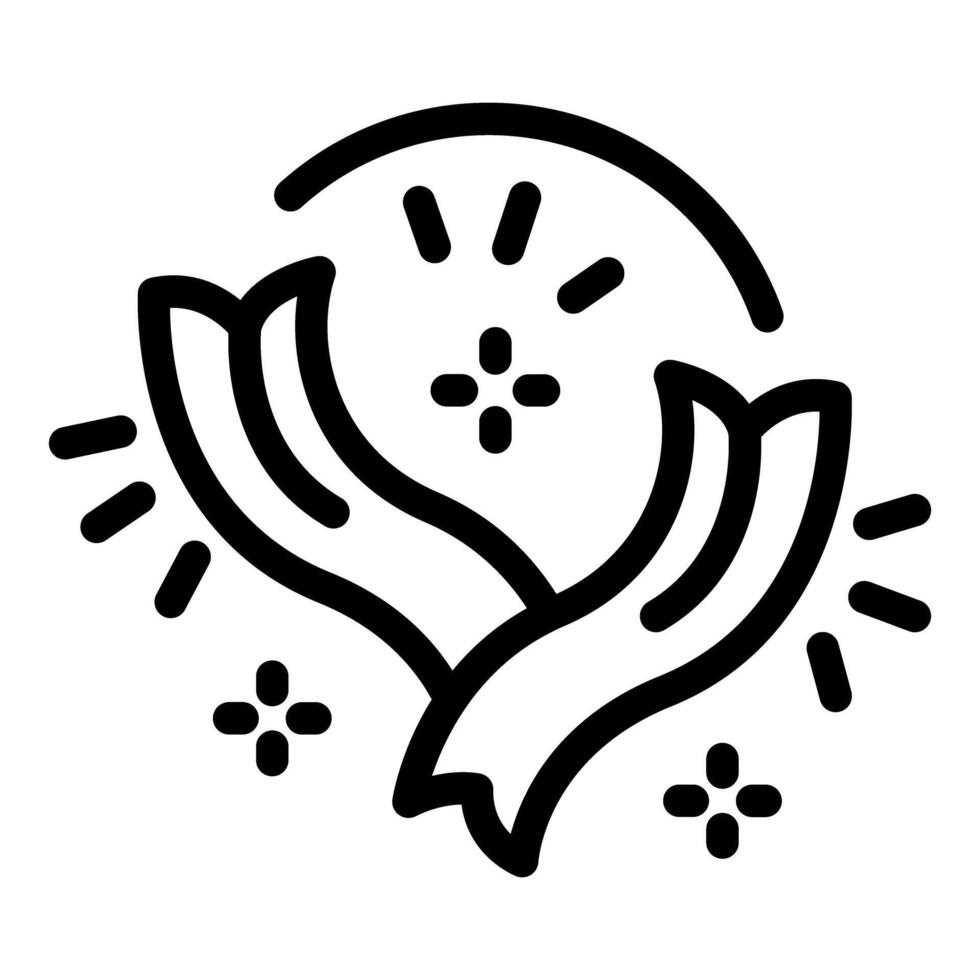 Eco friendly concept with birds and sun vector