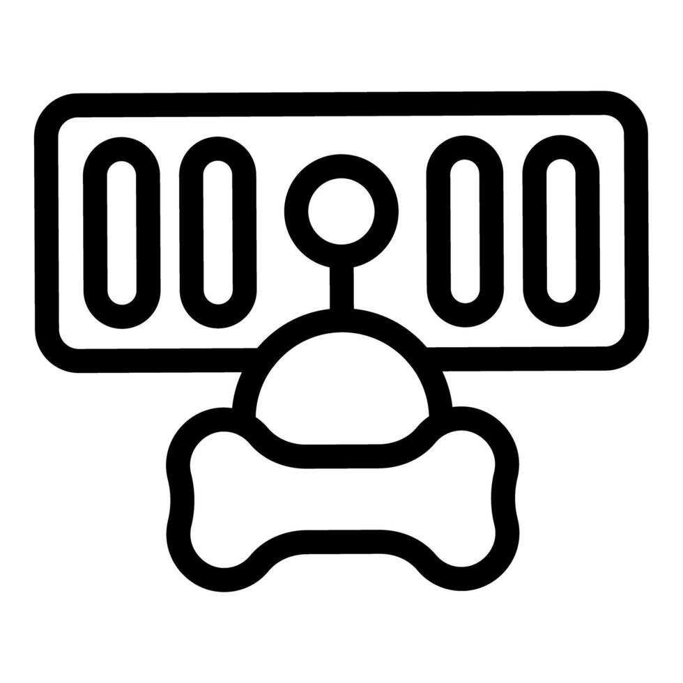 Retro space invader alien icon vector