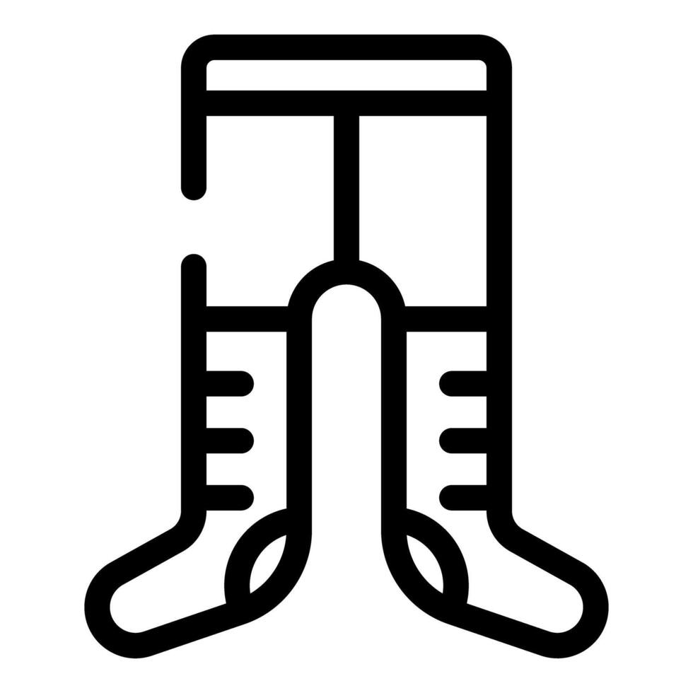 Line art illustration of waders fishing boots vector