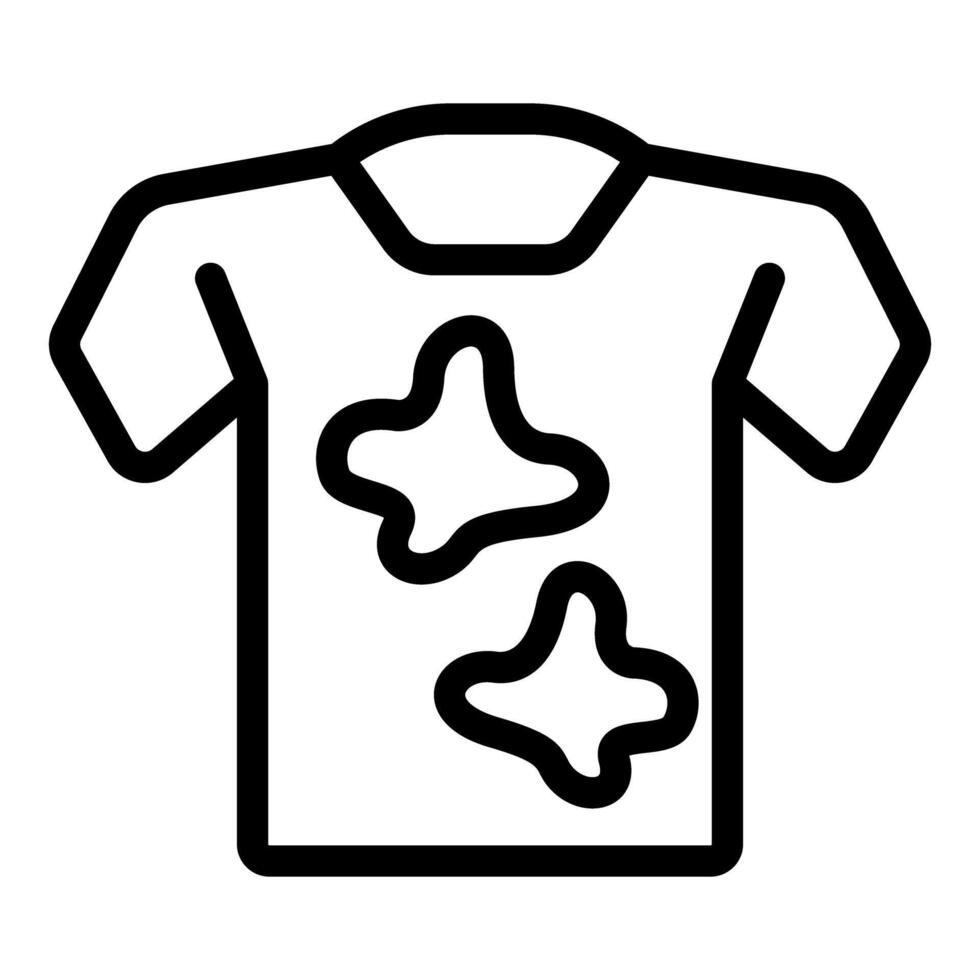 Cartoon tshirt with star patterns vector