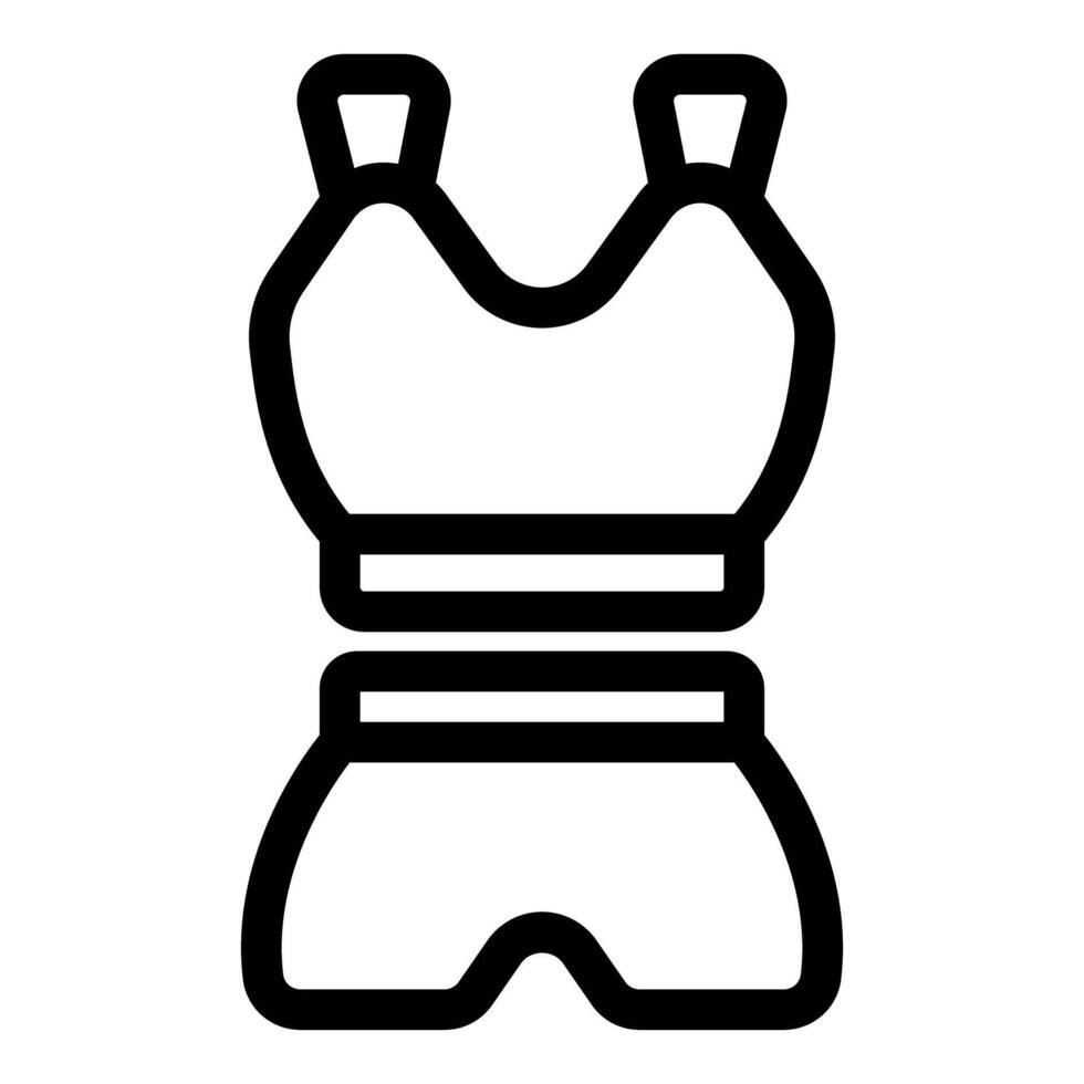 Safety vest and harness icon vector