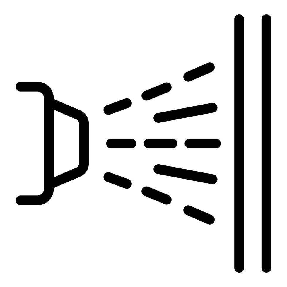 A bold black and white icon symbolizing highquality sound or audio output vector