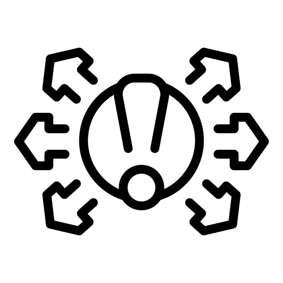 Exclamation point alert icon vector