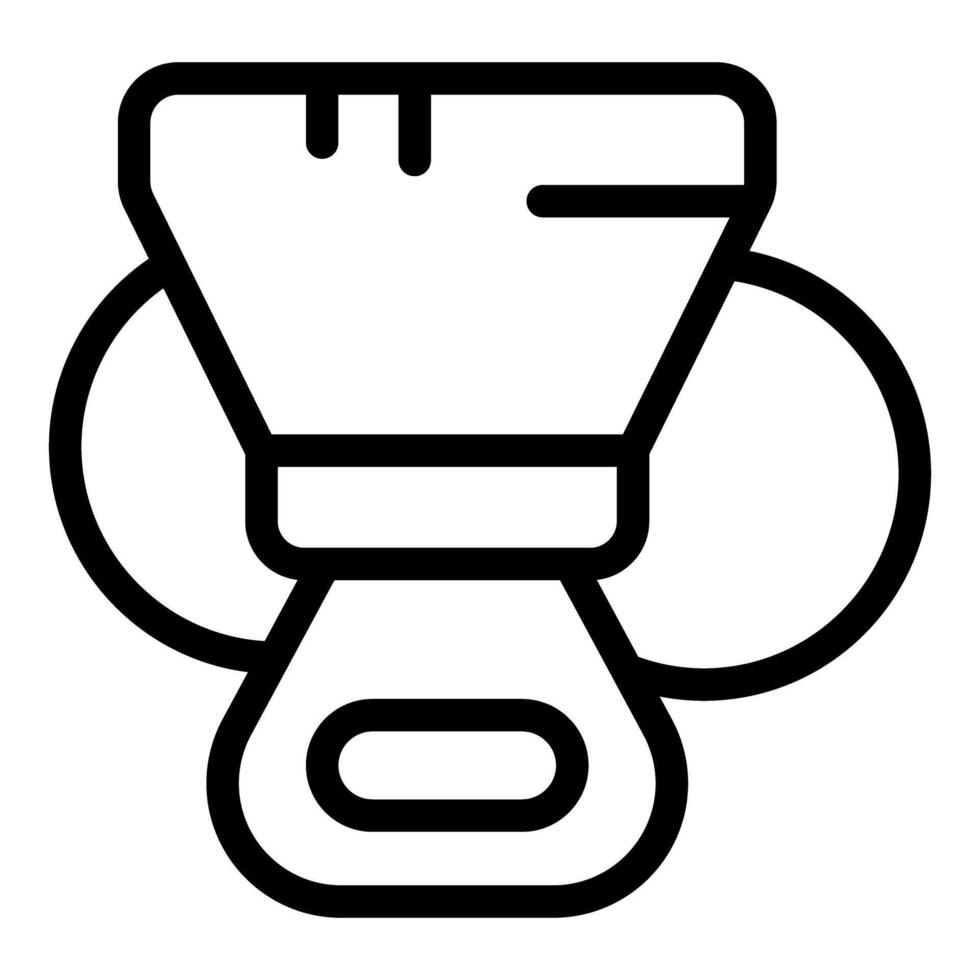 Flat design baby diaper icon vector