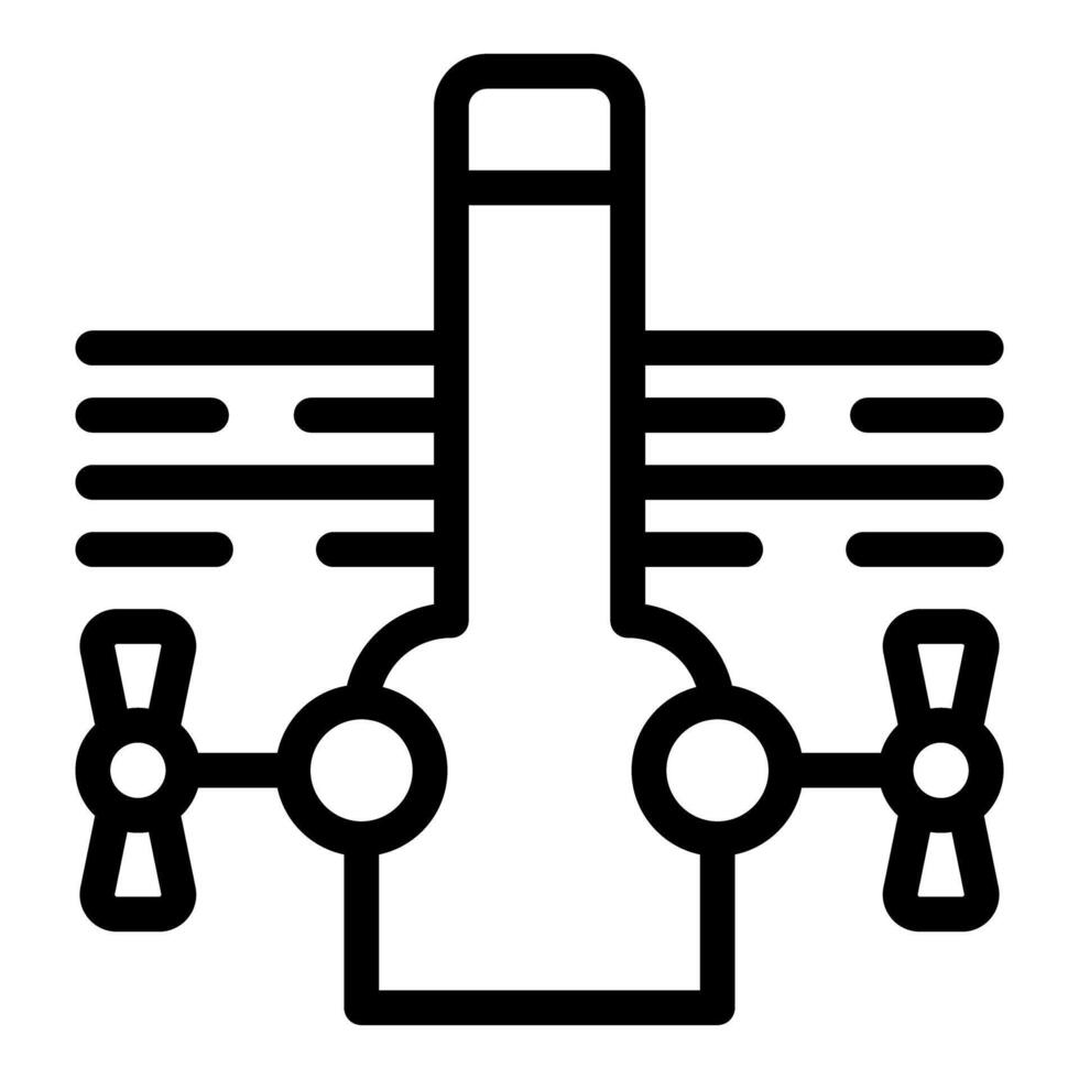 Isolated wind turbine icon illustration vector