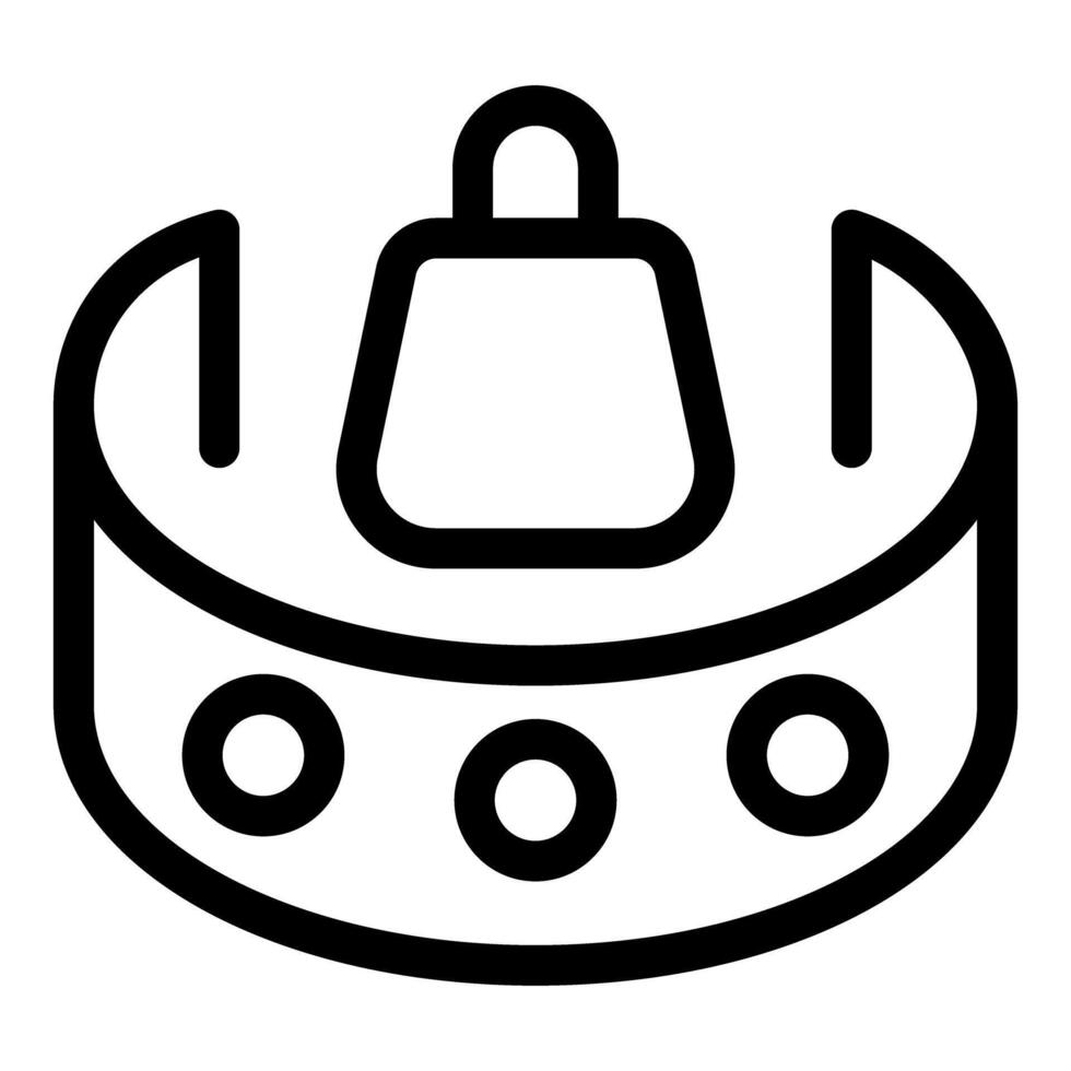 icon of virtual reality headset vector