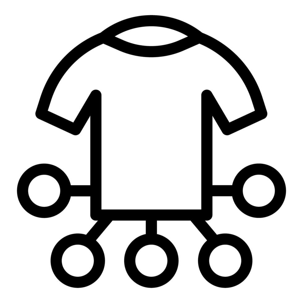 Tshirt network icon illustration vector