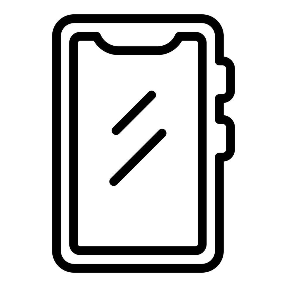 Outline illustration of a clipboard vector