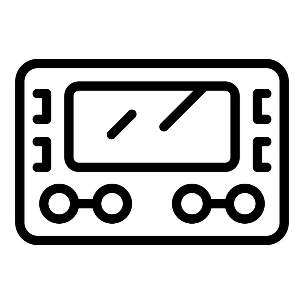 illustration of cassette tape icon vector