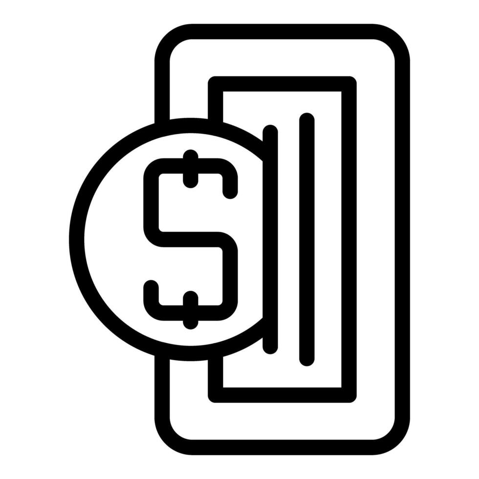 Mobile payment and finance icon vector