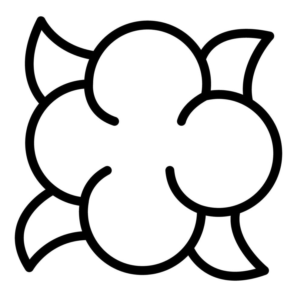 Black and white flower line art illustration vector