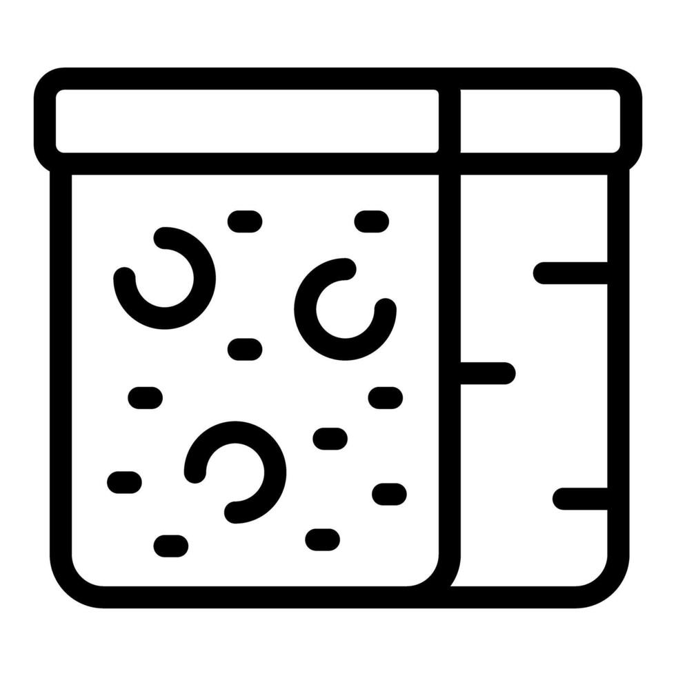 Black and white handdrawn icon of a calendar with doodle marks vector