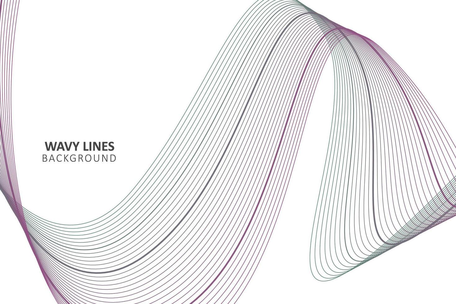 Abstract smooth motion lines background vector