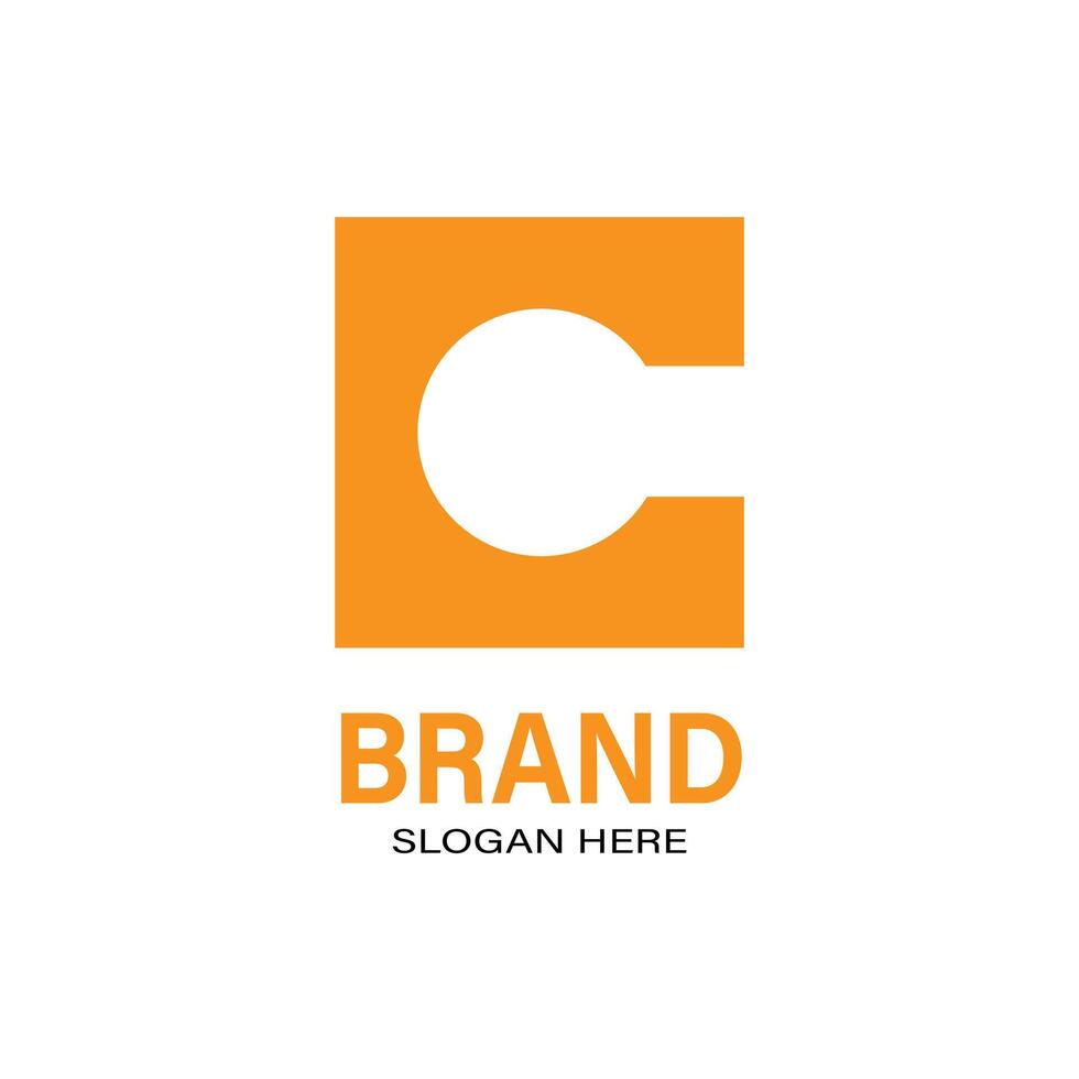Logo letter c vector