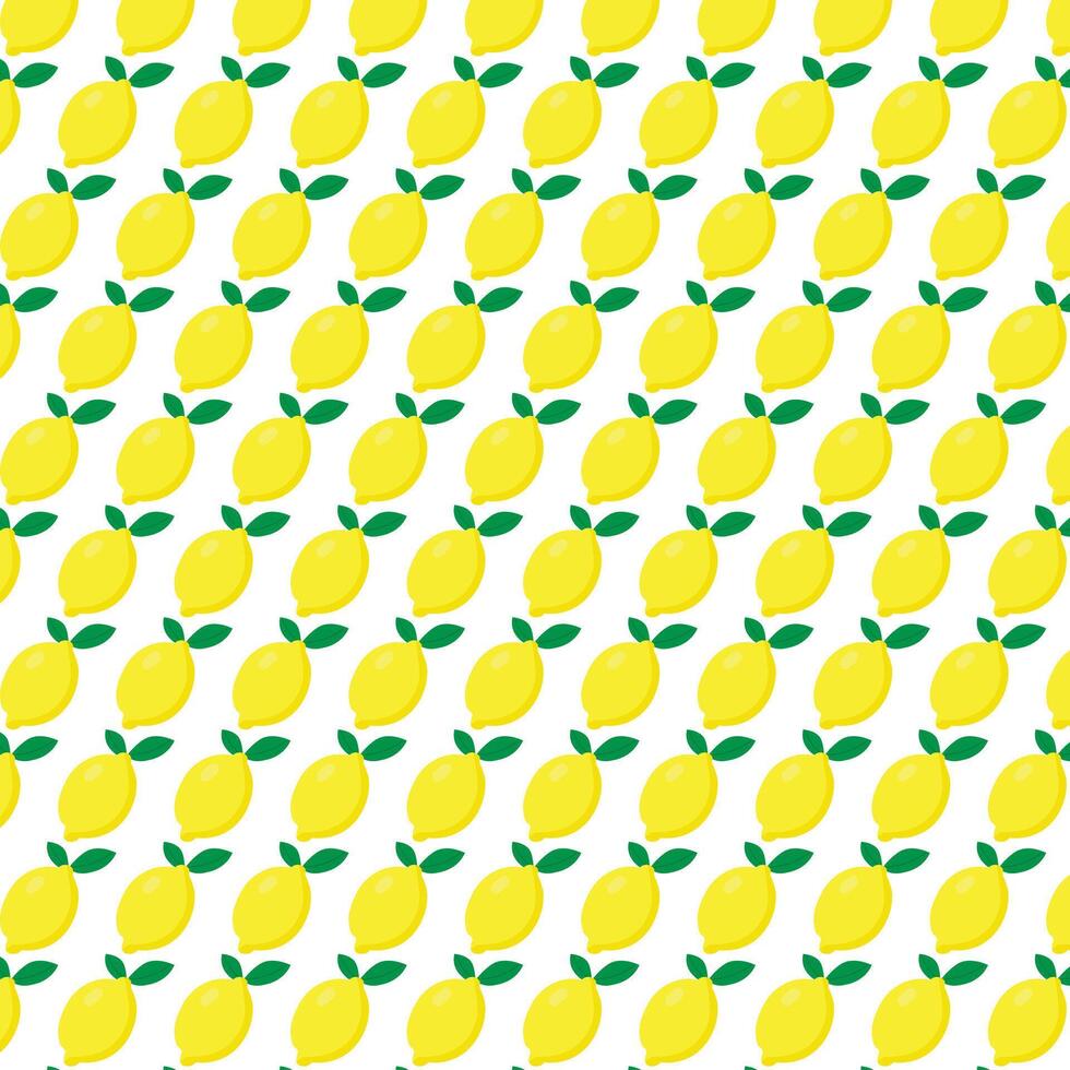 Pattern lemon background vector