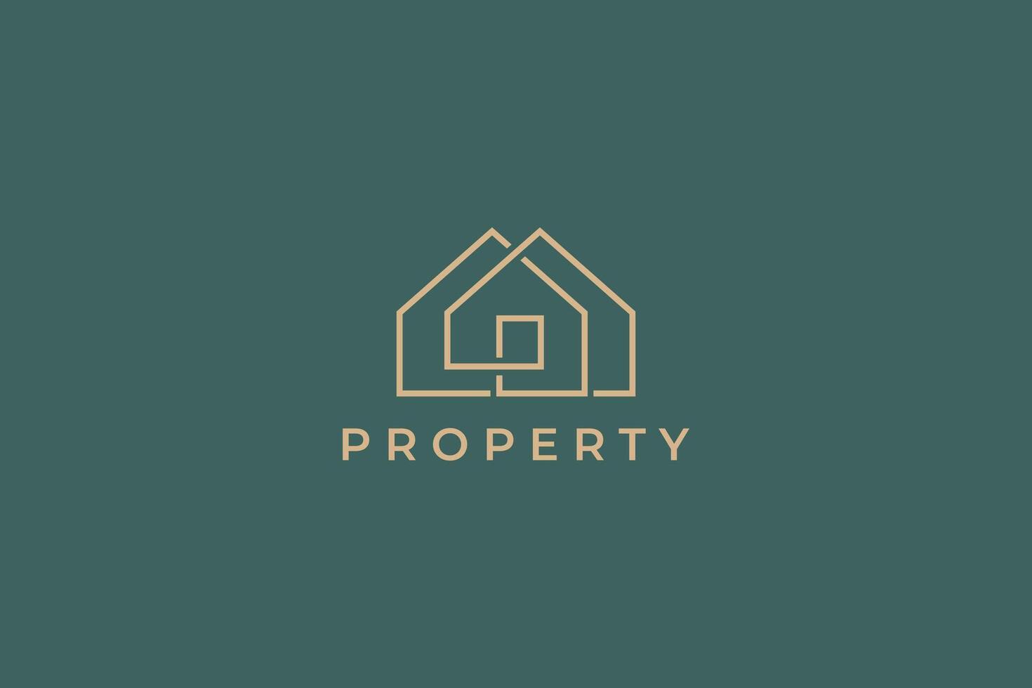 Property and House Logo Building Business Developer Real Estate Residential Construction vector