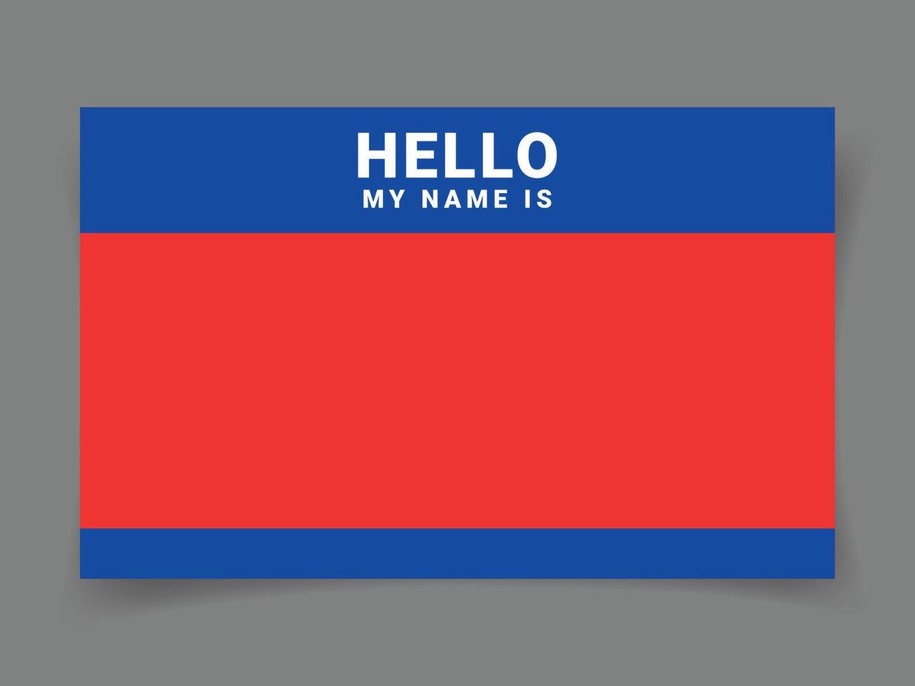 Hello, my name is - Background of sticker name tag or your text. Street art graffiti lettering template. vector