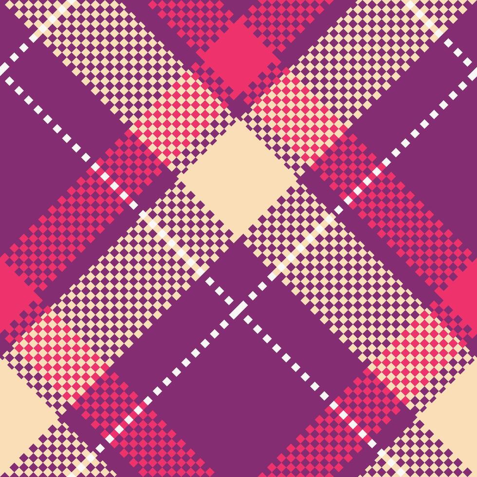 Scottish Tartan Pattern. Checkerboard Pattern Template for Design Ornament. Seamless Fabric Texture. vector