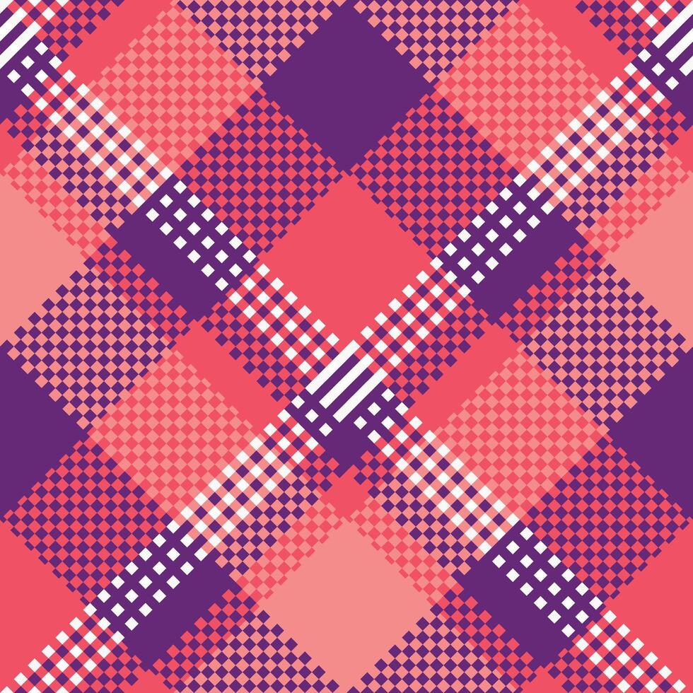 Scottish Tartan Seamless Pattern. Checkerboard Pattern Traditional Scottish Woven Fabric. Lumberjack Shirt Flannel Textile. Pattern Tile Swatch Included. vector