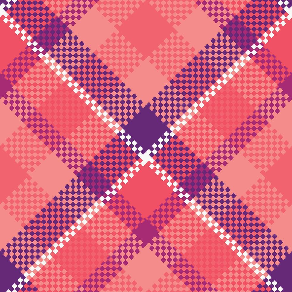 Scottish Tartan Seamless Pattern. Checkerboard Pattern Template for Design Ornament. Seamless Fabric Texture. vector