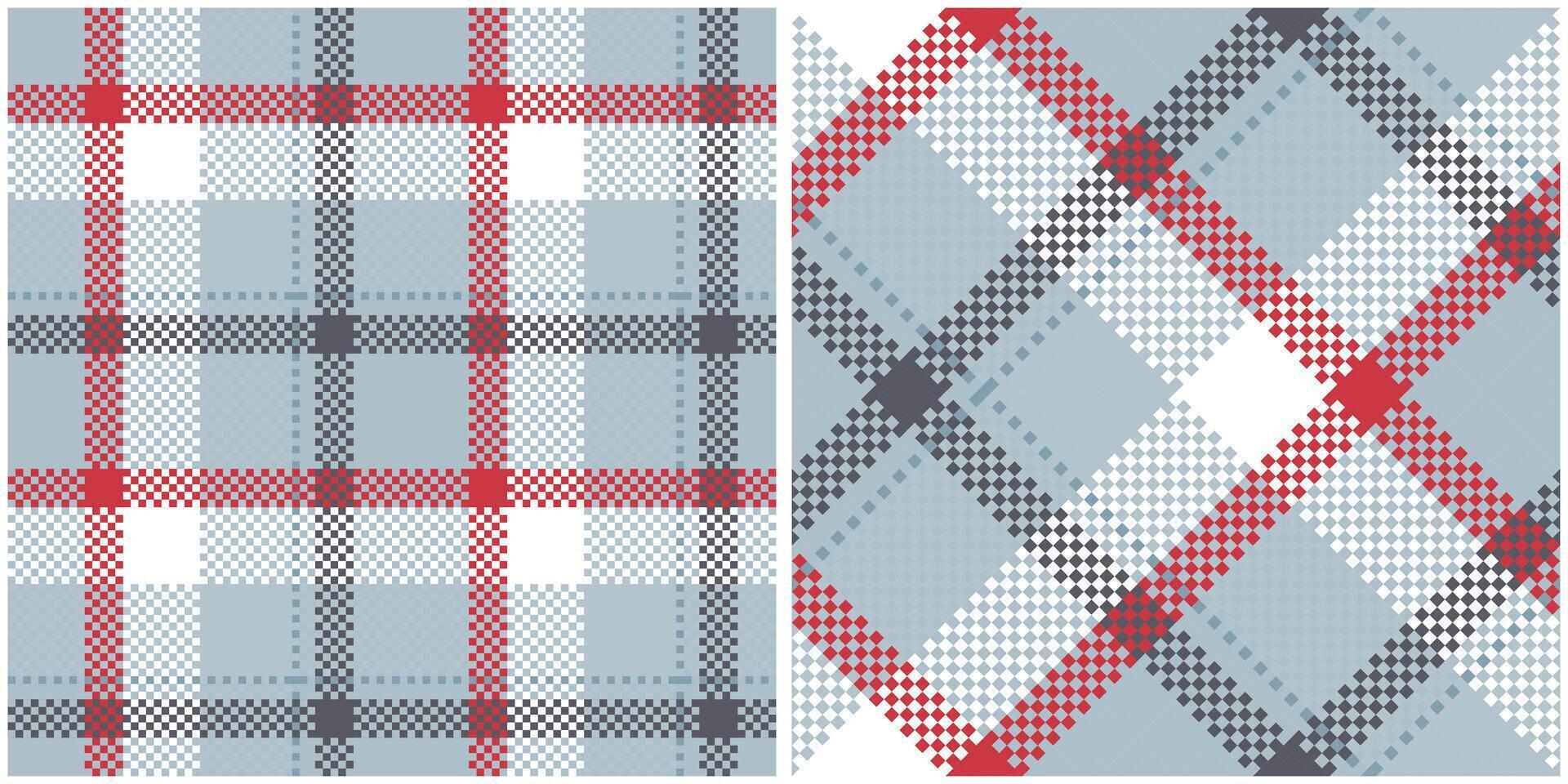 Plaids Pattern Seamless. Checkerboard Pattern Traditional Scottish Woven Fabric. Lumberjack Shirt Flannel Textile. Pattern Tile Swatch Included. vector