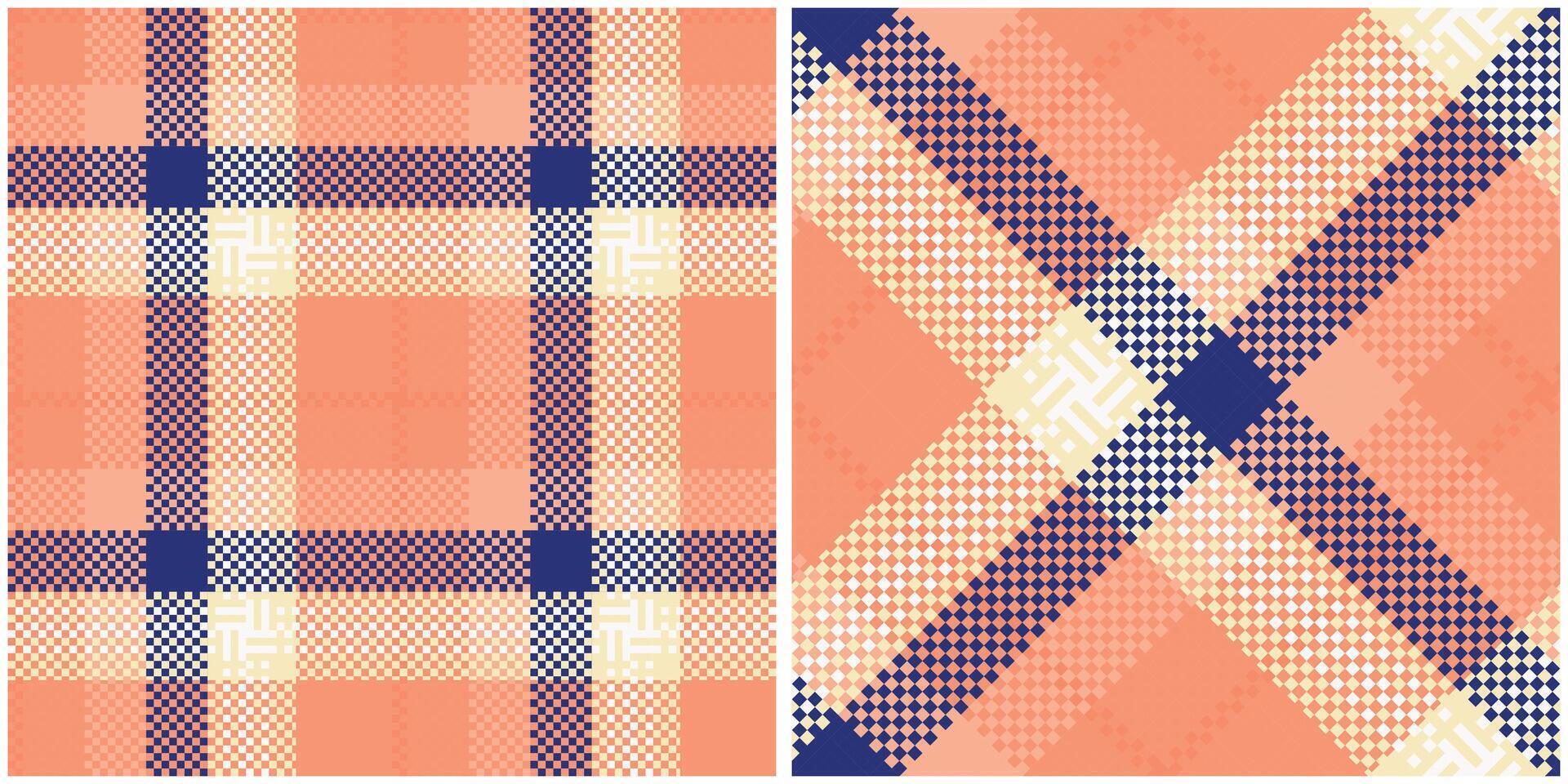 Scottish Tartan Pattern. Plaids Pattern Seamless Template for Design Ornament. Seamless Fabric Texture. vector