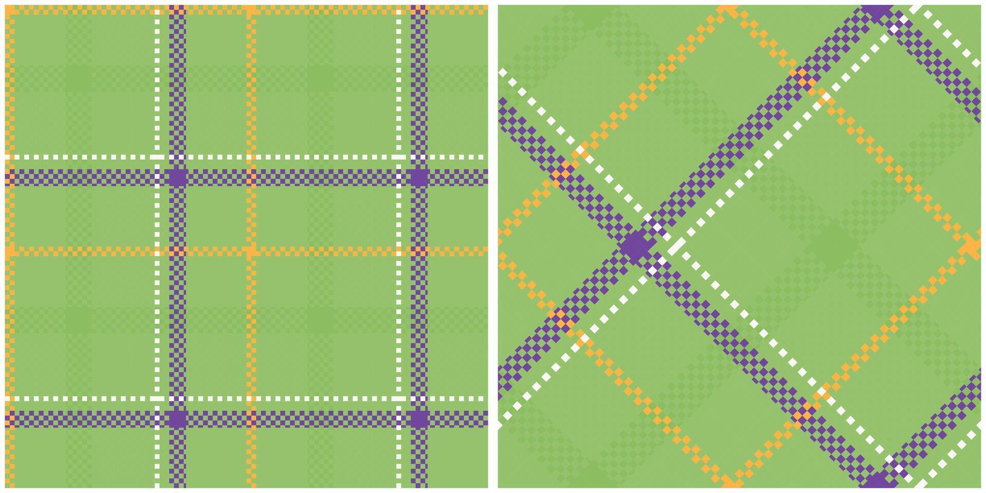 Scottish Tartan Pattern. Scottish Plaid, Seamless Tartan Illustration Set for Scarf, Blanket, Other Modern Spring Summer Autumn Winter Holiday Fabric Print. vector